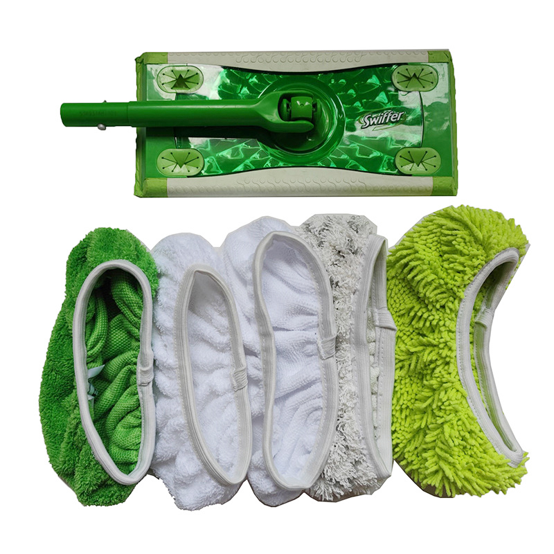 Thickened Elastic Band Flat Mop Cloth Coral Fleece/Microfiber/Chenille Replacement Rotary Mop Cleaning Pad for Bathroom Thickened Elastic Band Flat Mop Cloth Coral Fleece/Microfiber/Chenille Replacement Rotary Mop Cleaning Pad for Bathroom
