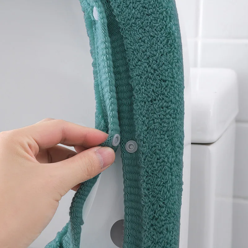 Thickened Toilet Cover Extra Thick Toilet Pad Large Universal Toilet Pad Button Toilet Pad