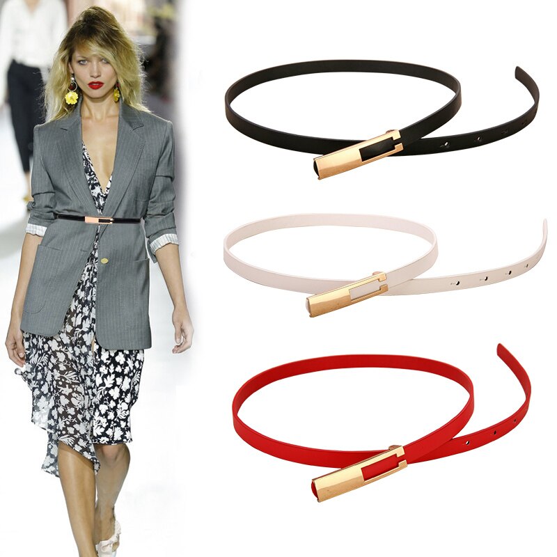 Thin Dress Belt for Women
