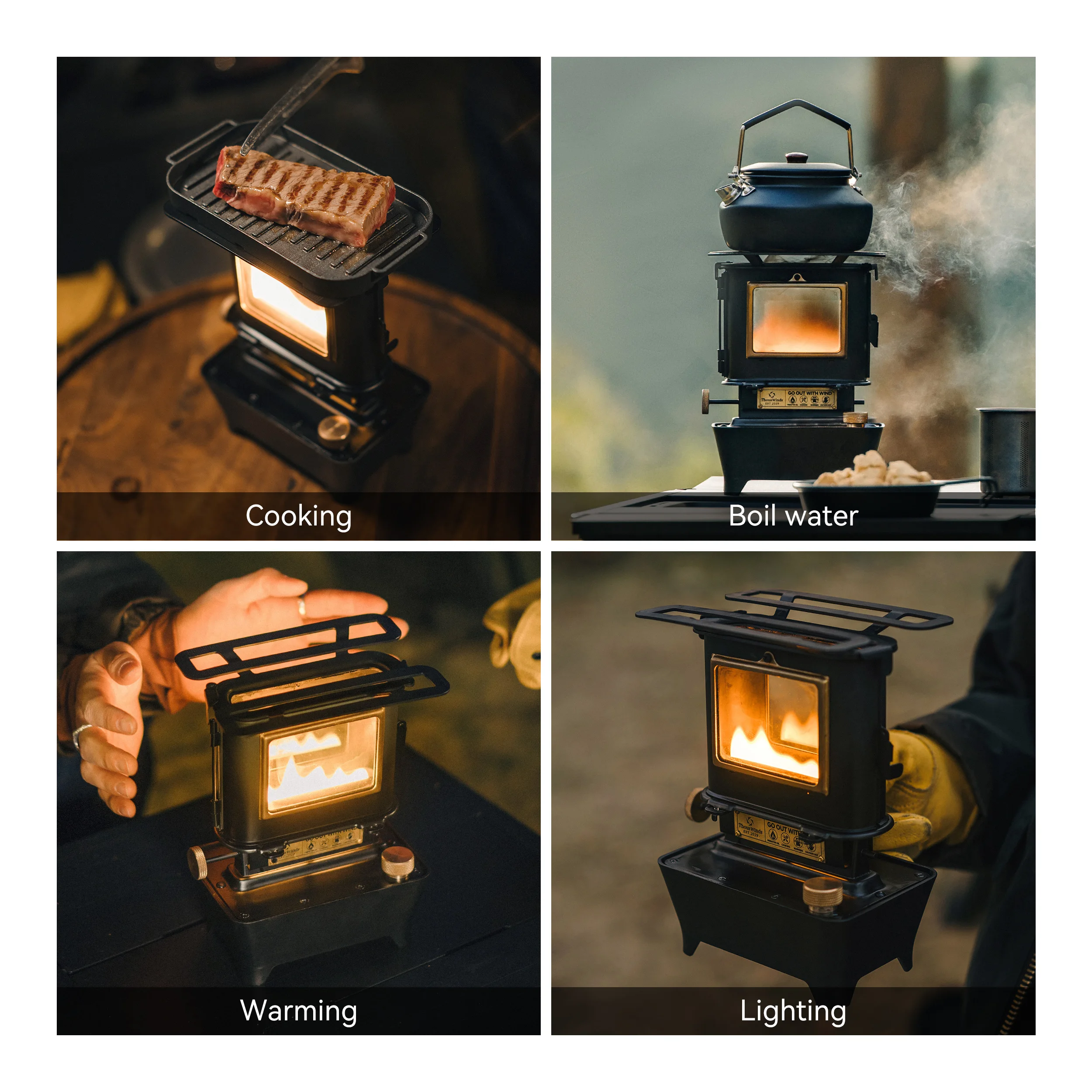 Thous Winds Firedance Oil Lamp Stove Portable Outdoor Camping Lantern Emotion Retro Lights for Picnic Backpack Camping Thous Winds Firedance Oil Lamp Stove Portable Outdoor Camping Lantern Emotion Retro Lights for Picnic Backpack Camping