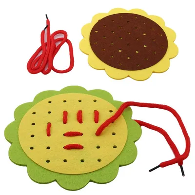Threading Toy Kids Threading Flower Toy Threading Toy Kids Threading Flower Toy