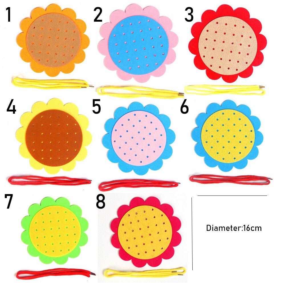 Threading Toy Kids Threading Flower Toy Threading Toy Kids Threading Flower Toy