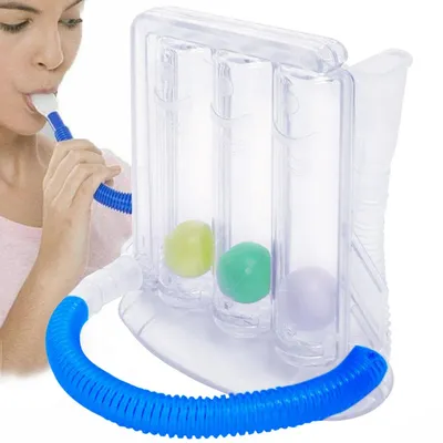 Three Ball Instrument Breath Training Student Vital Capacity Measuring Instrument Lung Function Exercise Rehabilitation Three Ball Instrument Breath Training Student Vital Capacity Measuring Instrument Lung Function Exercise Rehabilitation