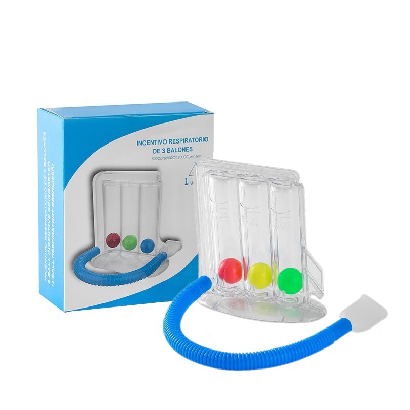 Three Ball Instrument Breath Training Student Vital Capacity Measuring Instrument Lung Function Exercise Rehabilitation Three Ball Instrument Breath Training Student Vital Capacity Measuring Instrument Lung Function Exercise Rehabilitation