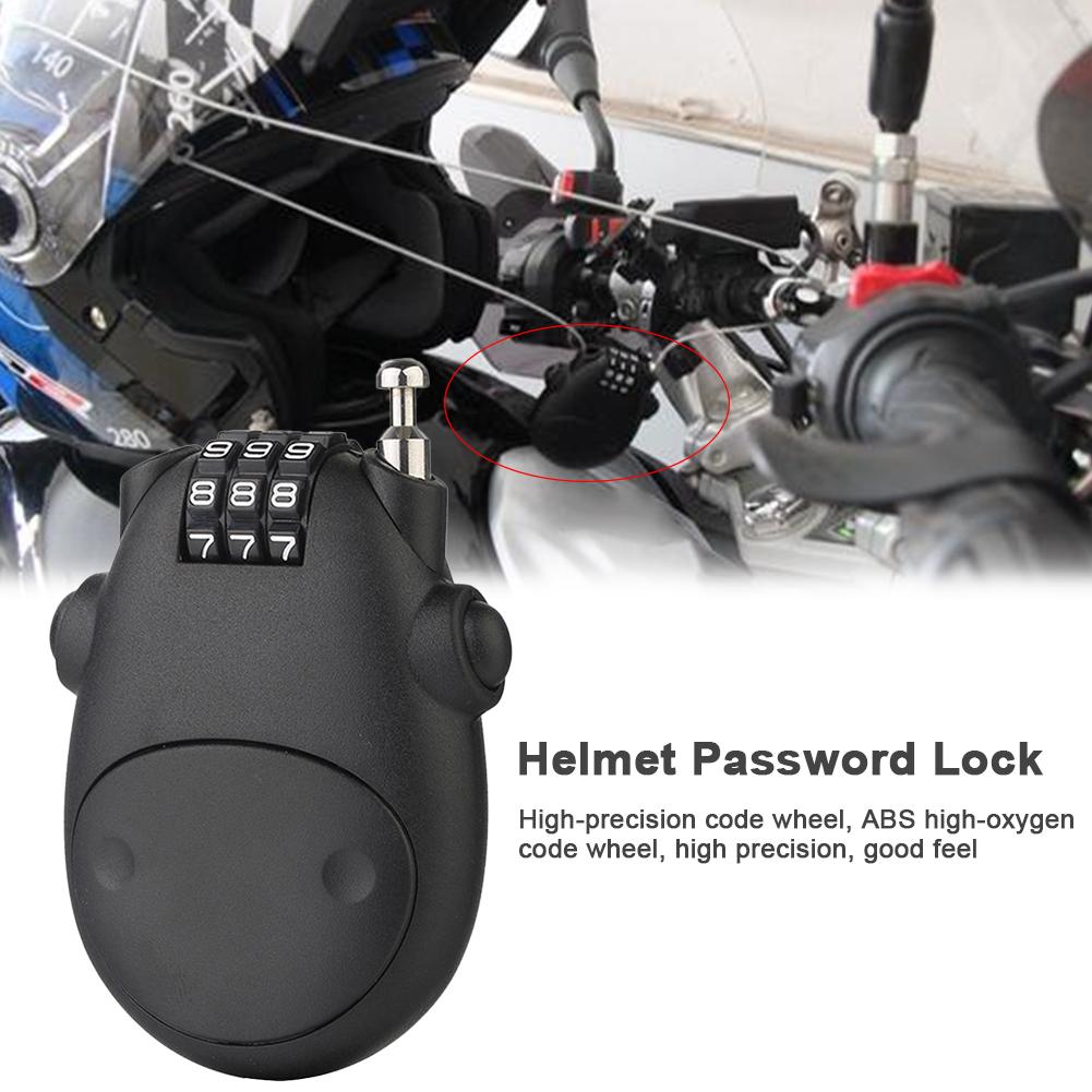 Three Digit Code Helmet Lock Cable Three Digit Code Helmet Lock Cable