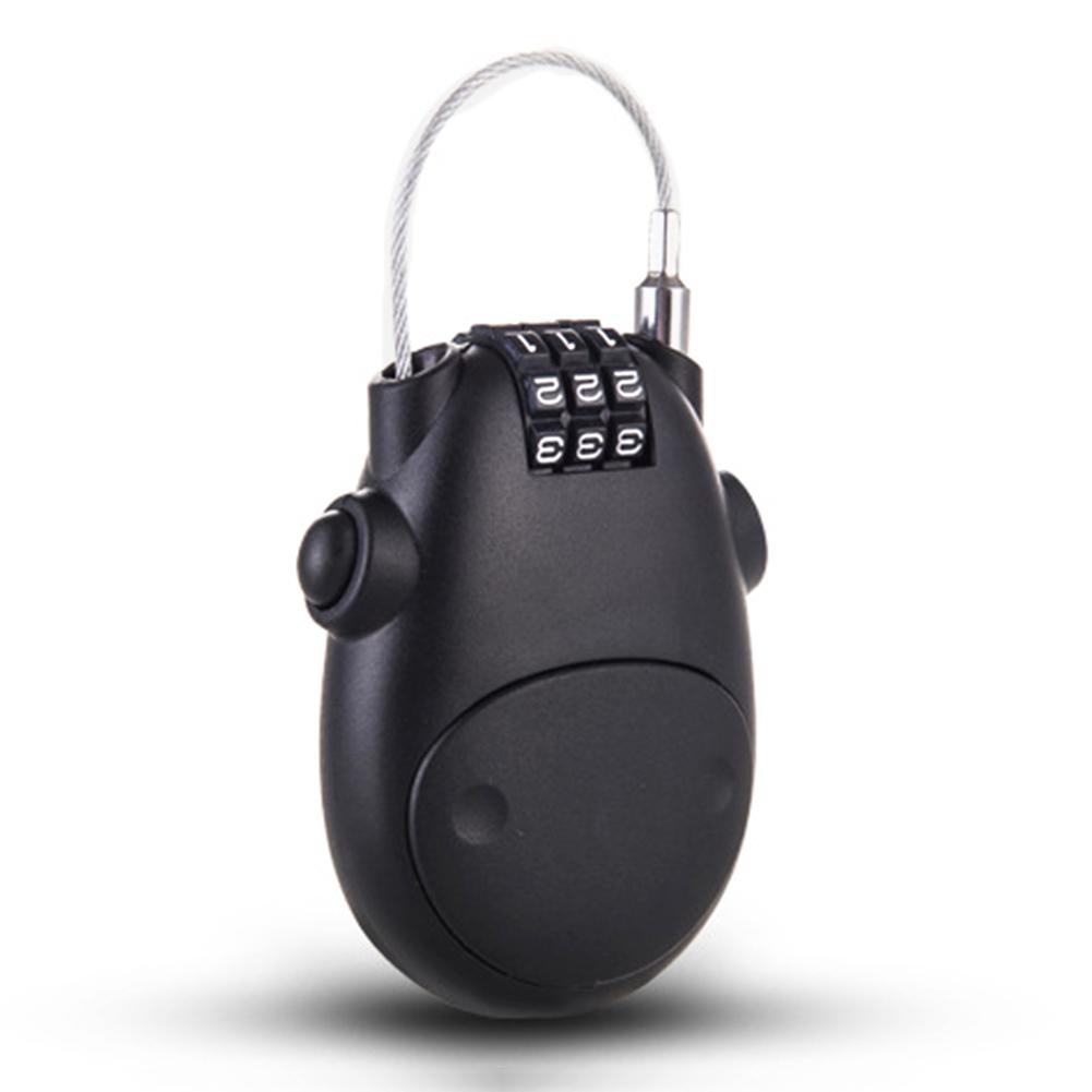 Three Digit Code Helmet Lock Cable Three Digit Code Helmet Lock Cable