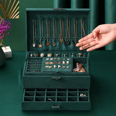 Three Layer Large Jewelry Organizer