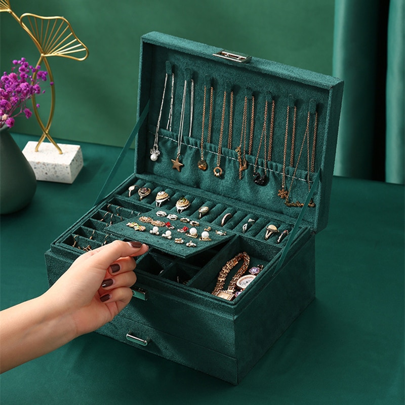 Three Layer Large Jewelry Organizer