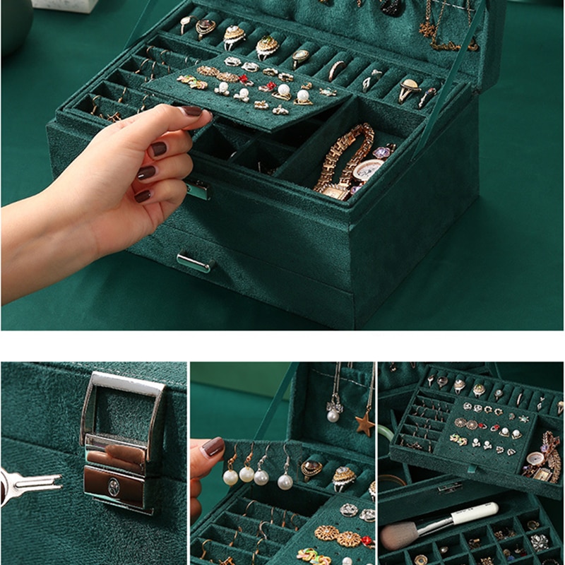 Three Layer Large Jewelry Organizer