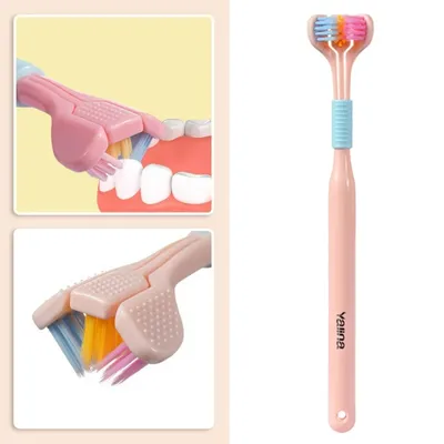 Three Sided Soft Hair Tooth Toothbrush Adult Toothbrush Ultra Fine Soft Bristle Oral Care Safety Teeth Brush for Oral Three Sided Soft Hair Tooth Toothbrush Adult Toothbrush Ultra Fine Soft Bristle Oral Care Safety Teeth Brush for Oral