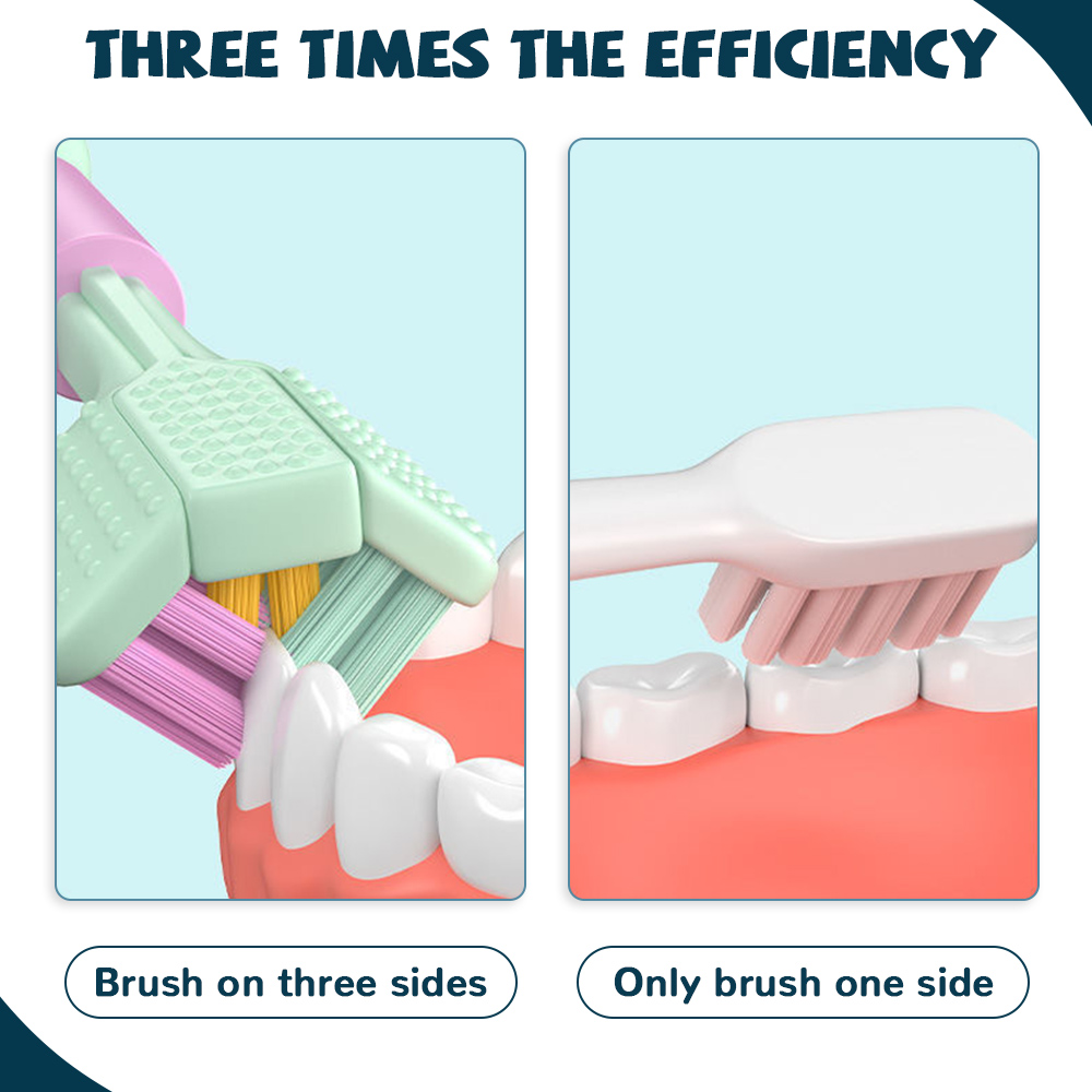 Three Sided Soft Hair Tooth Toothbrush Adult Toothbrush Ultra Fine Soft Bristle Oral Care Safety Teeth Brush for Oral Three Sided Soft Hair Tooth Toothbrush Adult Toothbrush Ultra Fine Soft Bristle Oral Care Safety Teeth Brush for Oral