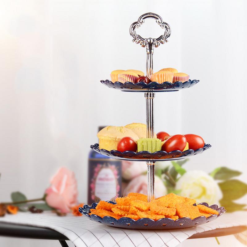 Three Tier Cake Stand Plastic Rack Three Tier Cake Stand Plastic Rack