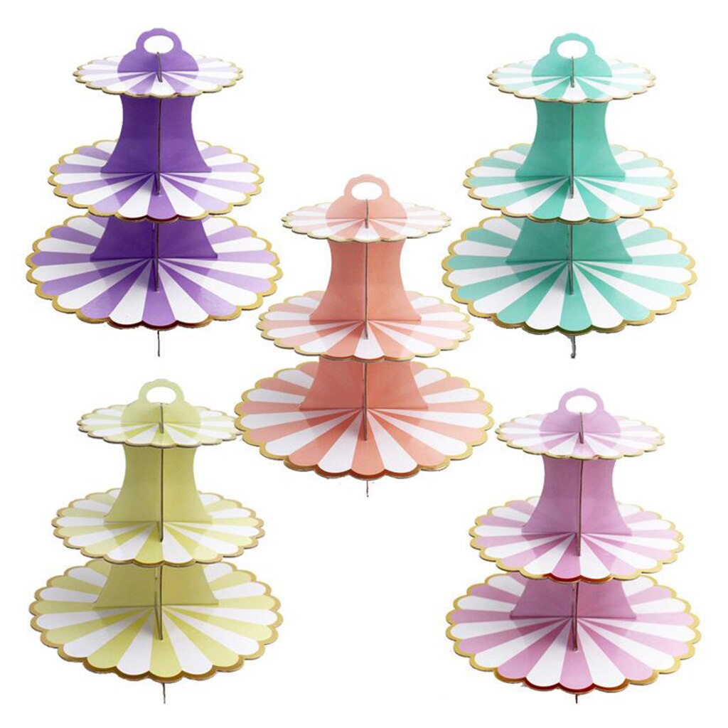 Three Tier Cardboard Cake Stand Three Tier Cardboard Cake Stand
