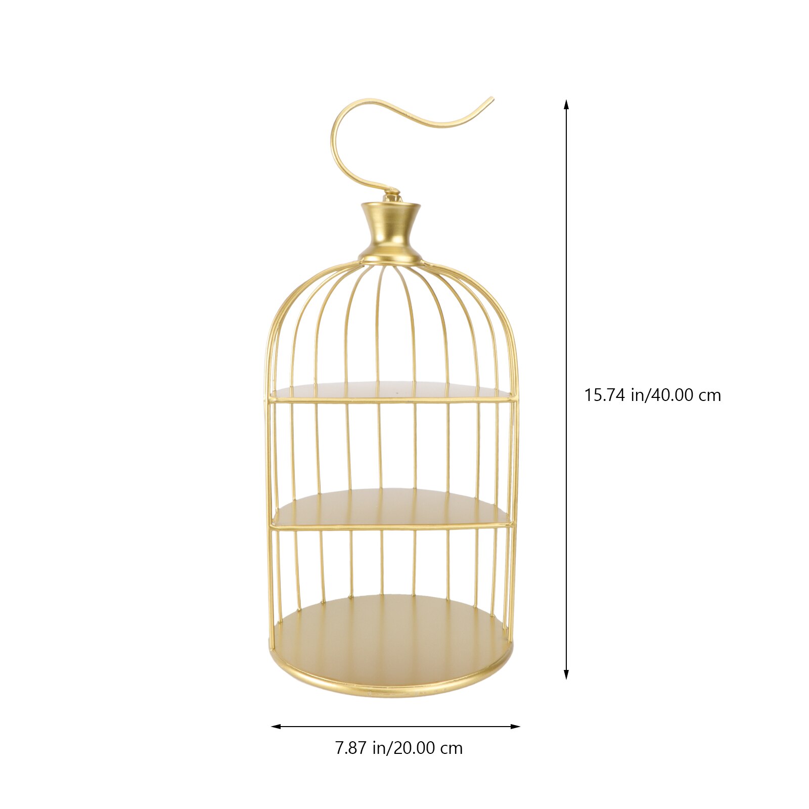 Three Tier Iron Bird Cage Cake Stand Three Tier Iron Bird Cage Cake Stand