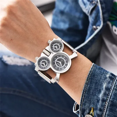 Three Time Zone Quartz Watches Men Mesh Steel Leather Band Sport Wristwatch Man Luxury Brand Male Clock relogio Three Time Zone Quartz Watches Men Mesh Steel Leather Band Sport Wristwatch Man Luxury Brand Male Clock relogio