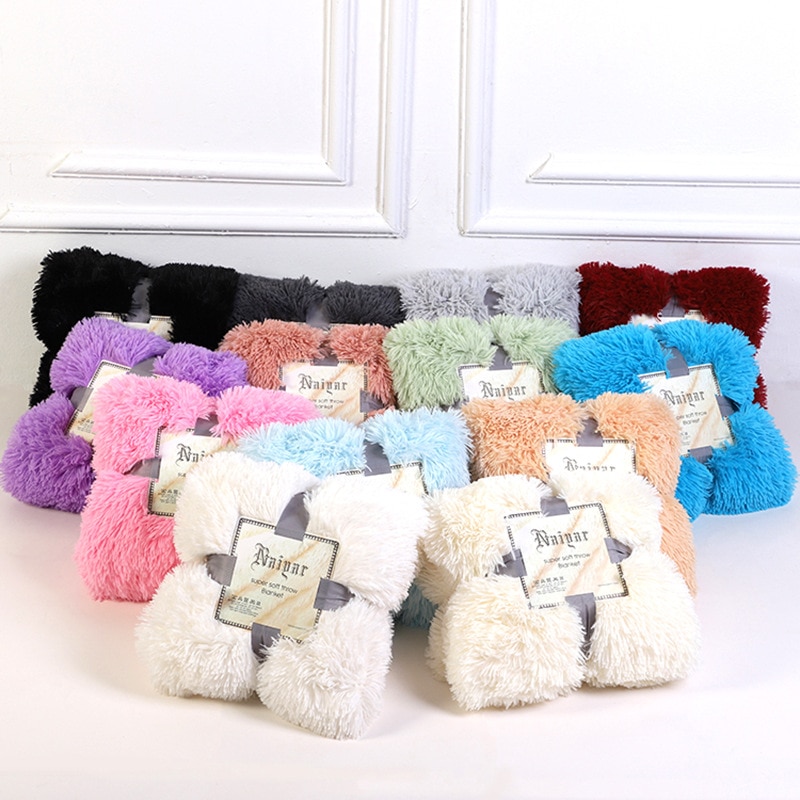 Throw Blanket Soft Fluffy Sheet