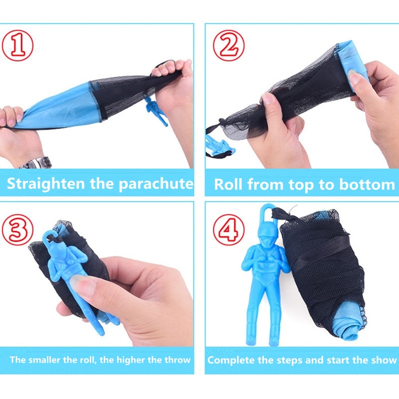 Throwing Parachute Soldier Toy Throwing Parachute Soldier Toy