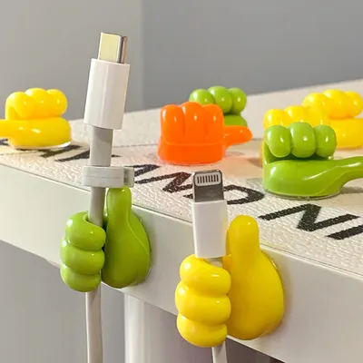 Thumbs Up Phone Charger Cord Holder (4 pcs)