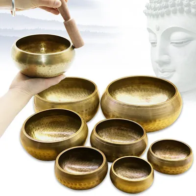 Tibetan Buddhist Nepal Meditation Prayer Singing Bowl