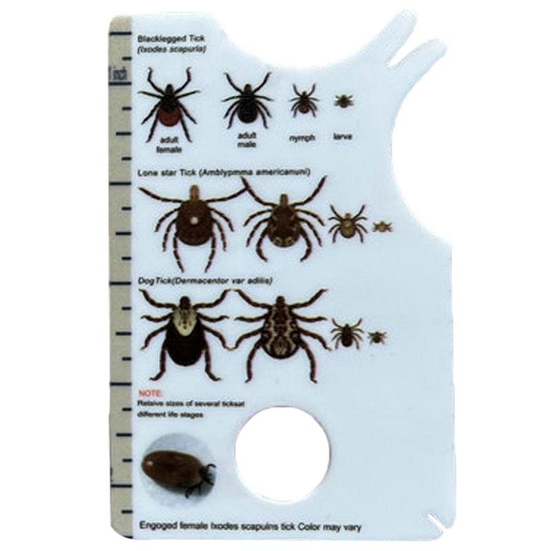 Tick Removal Card with Magnifying Glass