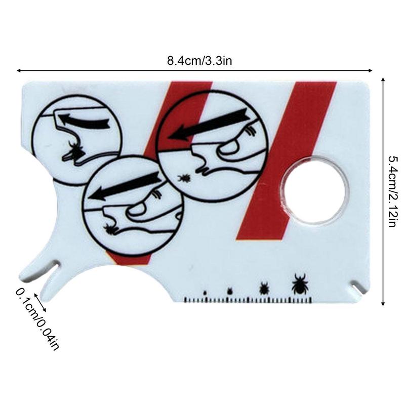 Tick Removal Card with Magnifying Glass Tick Removal Card with Magnifying Glass
