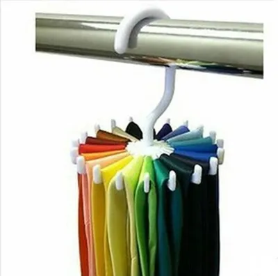Tie Holder Rotating White Rack Tie Holder Rotating White Rack
