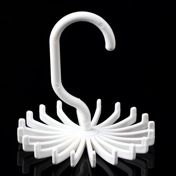 Tie Holder Rotating White Rack Tie Holder Rotating White Rack
