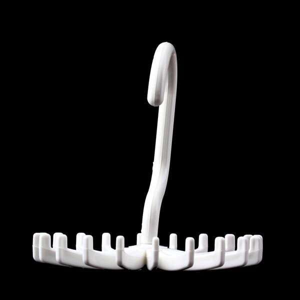 Tie Holder Rotating White Rack Tie Holder Rotating White Rack
