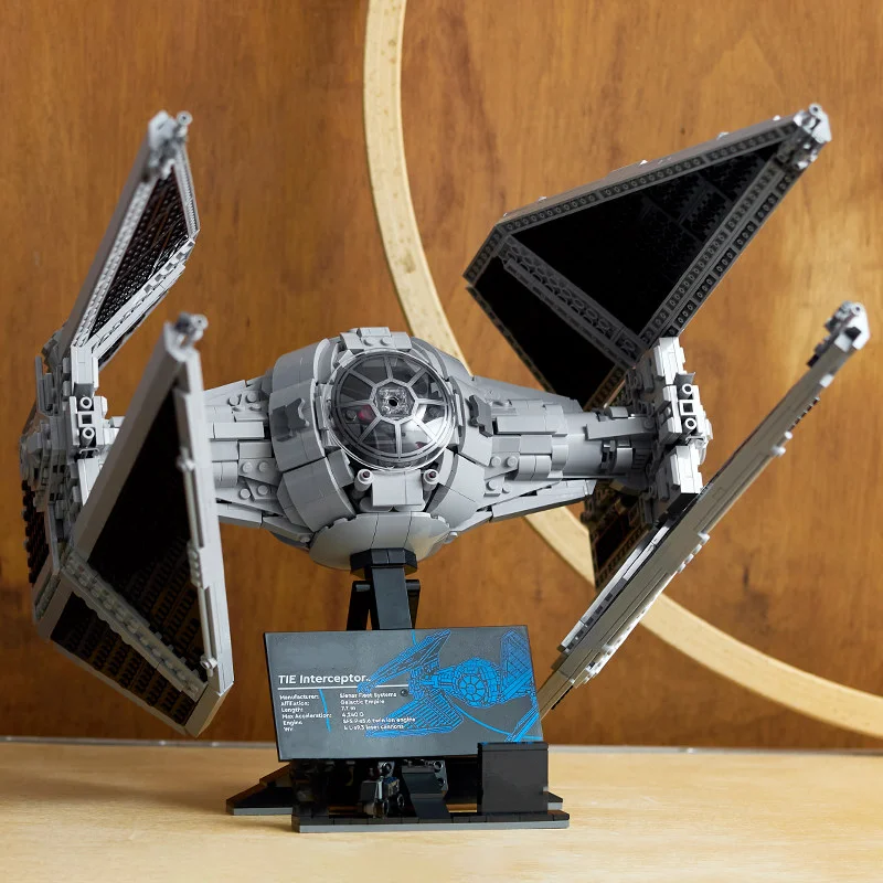 TIE Interceptors Spaceship 1931PCS Building Blocks Compatible 75382 Assembly Model Sets Modified Imperial Fighters Toy TIE Interceptors Spaceship 1931PCS Building Blocks Compatible 75382 Assembly Model Sets Modified Imperial Fighters Toy