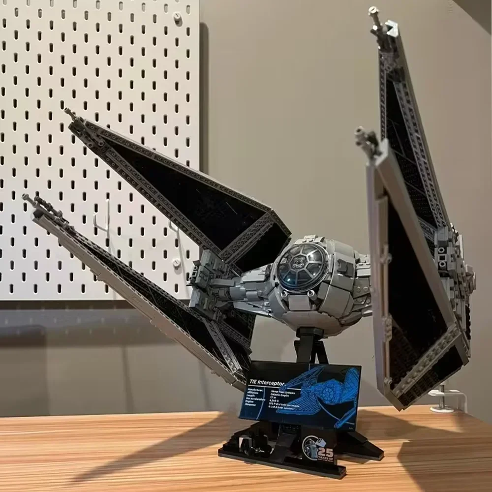 TIE Interceptors Spaceship 1931PCS Building Blocks Compatible 75382 Assembly Model Sets Modified Imperial Fighters Toy