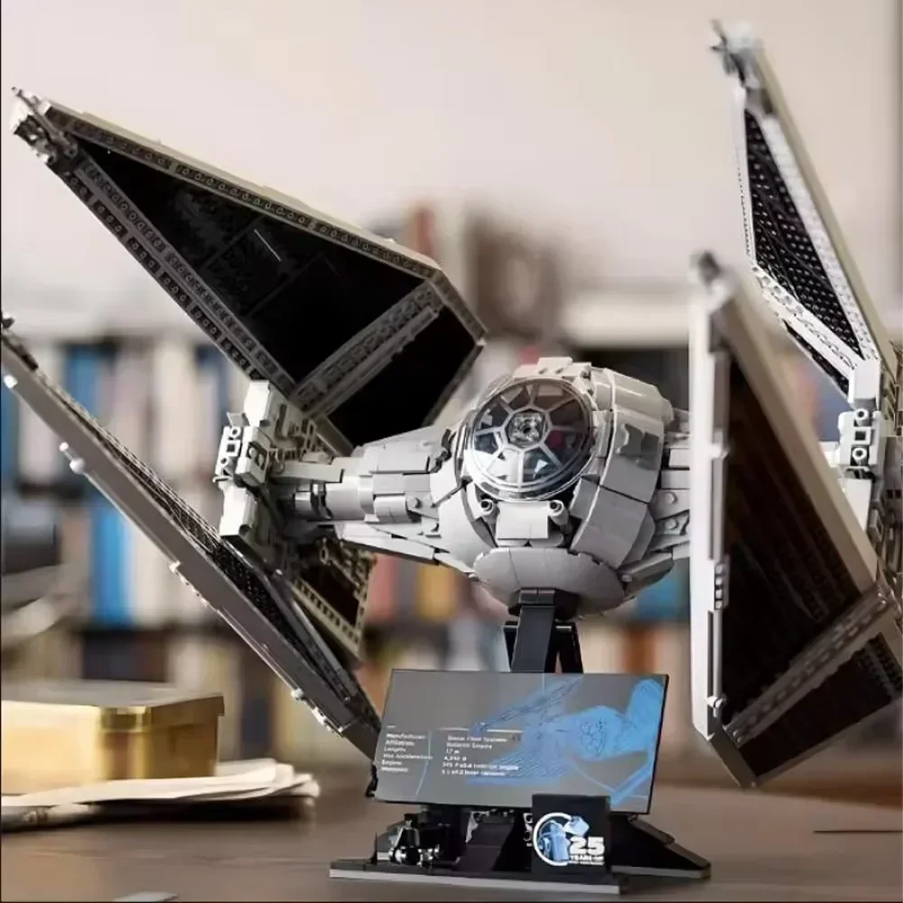 TIE Interceptors Spaceship 1931PCS Building Blocks Compatible 75382 Assembly Model Sets Modified Imperial Fighters Toy