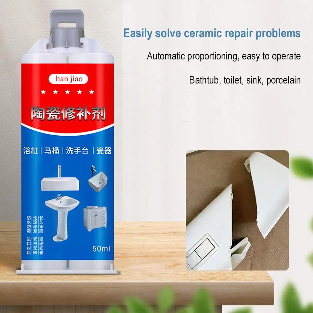Tile And Ceramic Glaze Repair Paste Fix Tub Chips And Sink Cracks With Super Adhesion For Porcelain Ceramic Enamel Tile And Ceramic Glaze Repair Paste Fix Tub Chips And Sink Cracks With Super Adhesion For Porcelain Ceramic Enamel