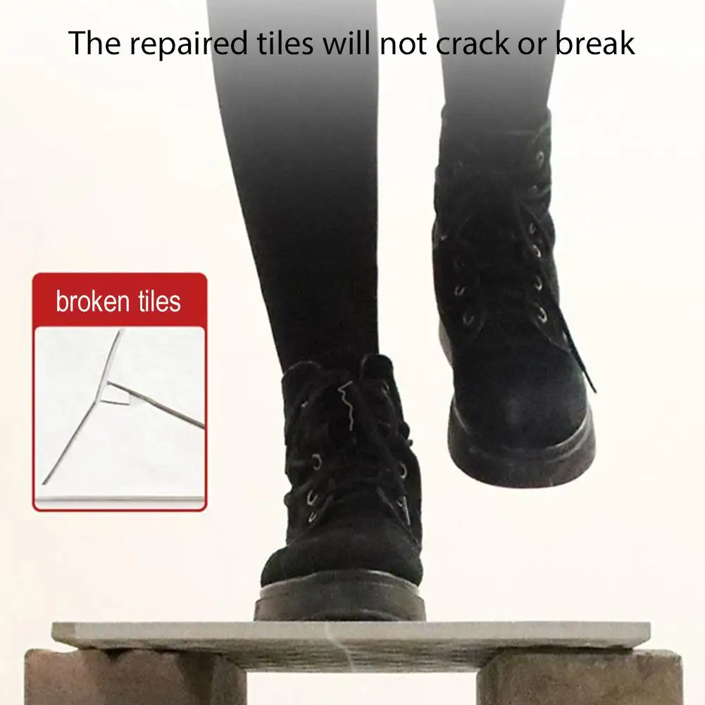 Tile And Ceramic Glaze Repair Paste Fix Tub Chips And Sink Cracks With Super Adhesion For Porcelain Ceramic Enamel Tile And Ceramic Glaze Repair Paste Fix Tub Chips And Sink Cracks With Super Adhesion For Porcelain Ceramic Enamel