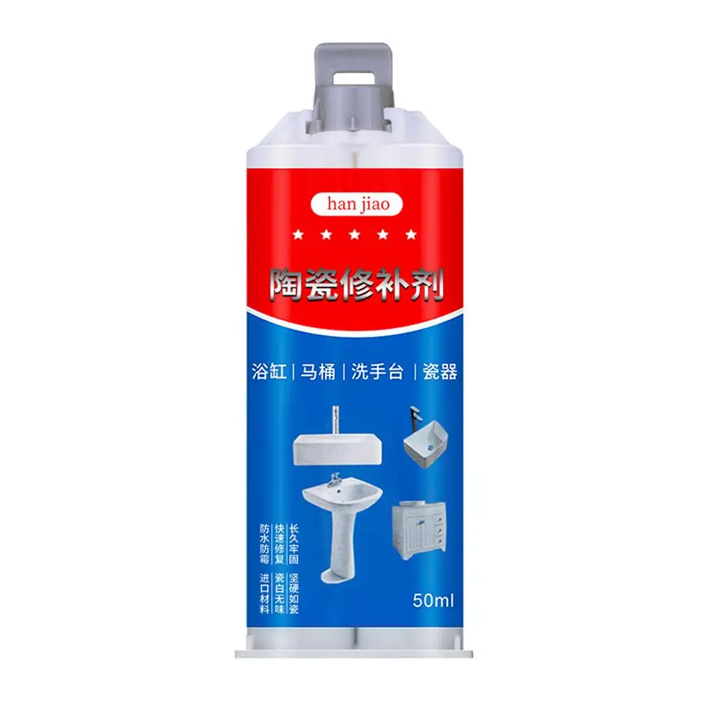 Tile And Ceramic Glaze Repair Paste Fix Tub Chips And Sink Cracks With Super Adhesion For Porcelain Ceramic Enamel Tile And Ceramic Glaze Repair Paste Fix Tub Chips And Sink Cracks With Super Adhesion For Porcelain Ceramic Enamel