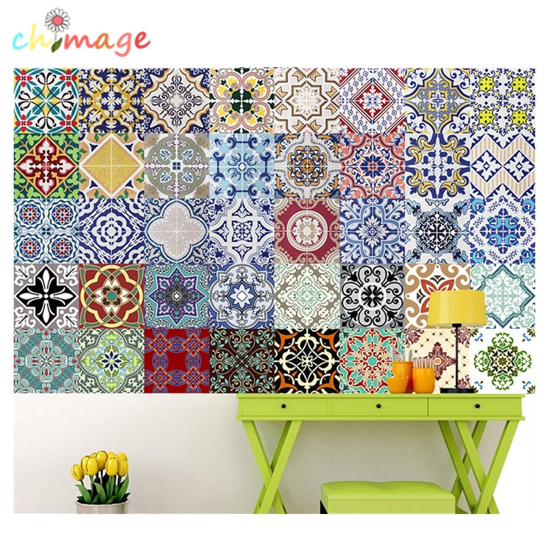 Tile Decal Mediterranean Style Design