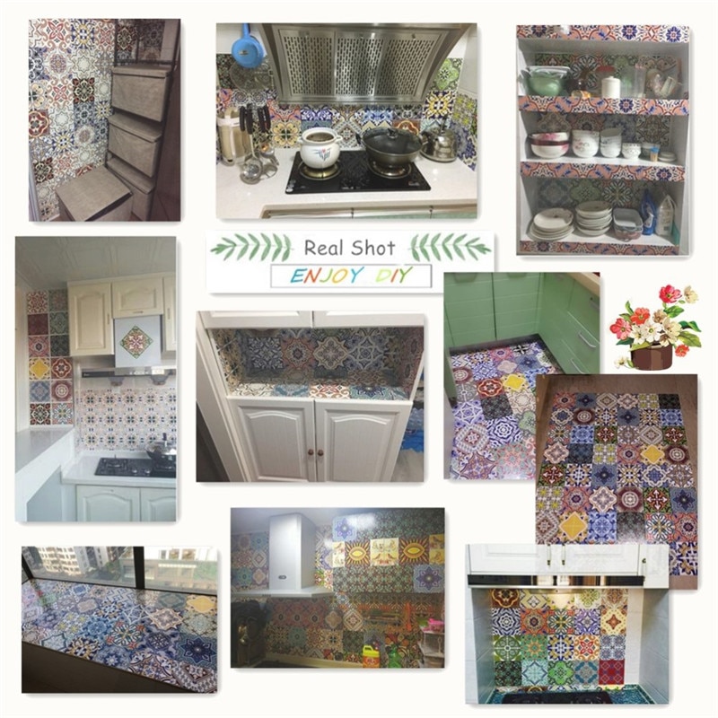 Tile Decal Mediterranean Style Design
