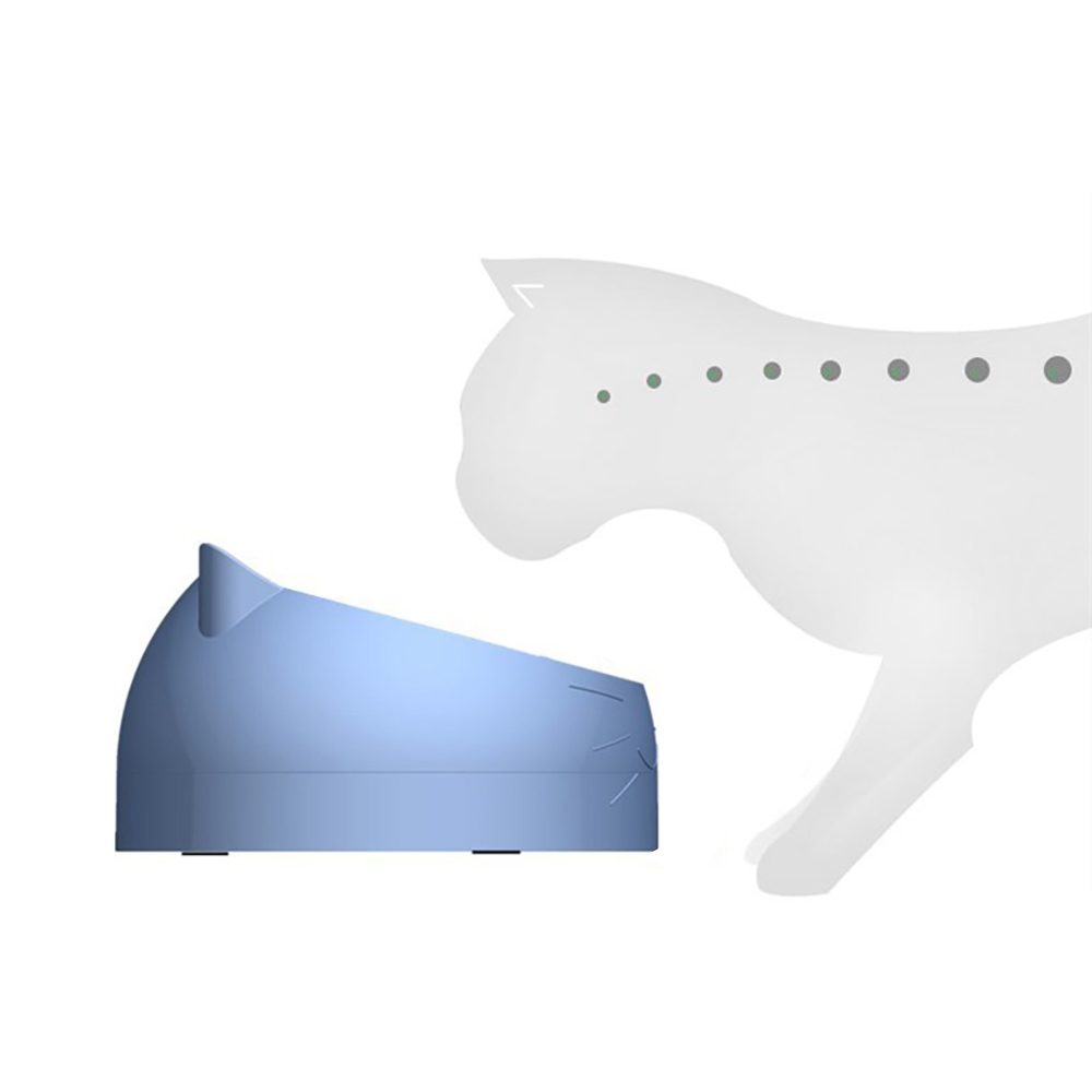 Tilted Cat Bowl Stainless Steel Feeder Tilted Cat Bowl Stainless Steel Feeder