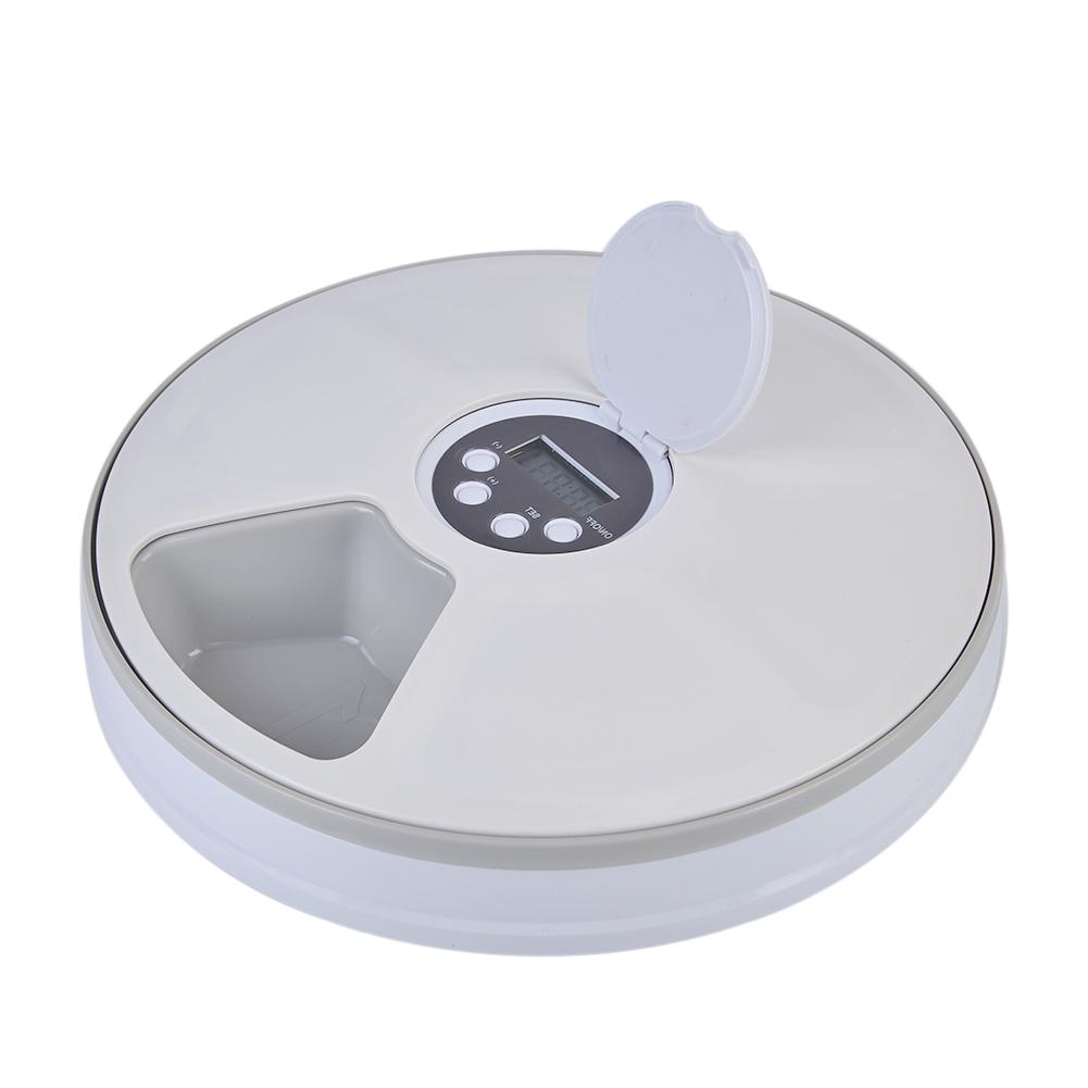 Timed Dog Feeder 6-Grid Food Tray Timed Dog Feeder 6-Grid Food Tray