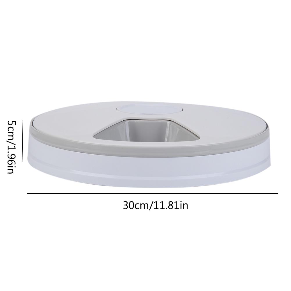 Timed Dog Feeder 6-Grid Food Tray Timed Dog Feeder 6-Grid Food Tray