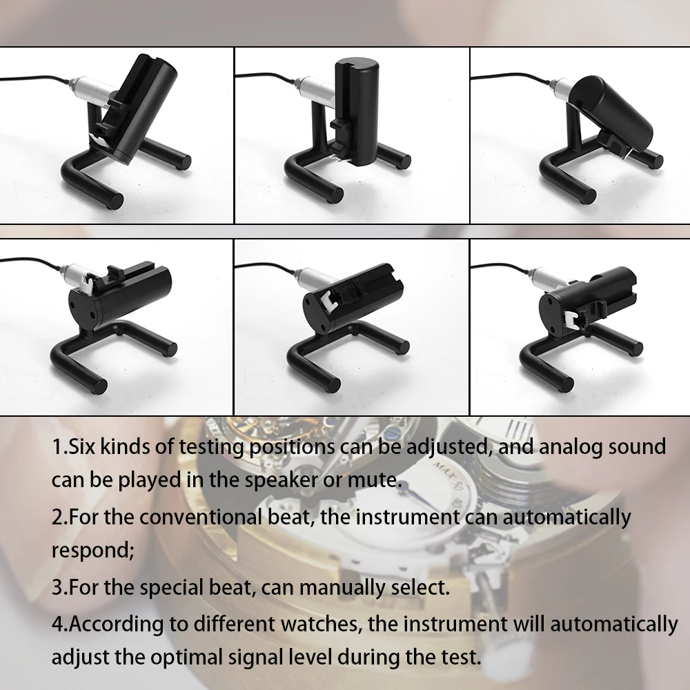 Timegrapher Watch Testing Tool Watch Tester for Repairers Hobbyists Watch Test Repairing Tool Timing Test