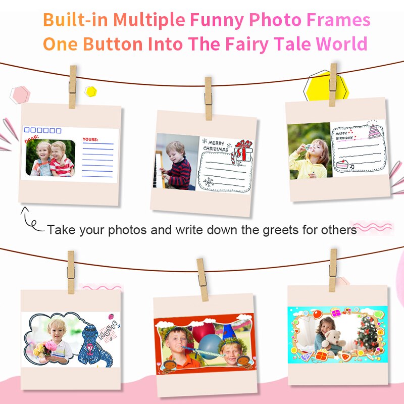 Timely Film Thermal Printing Children's Camera Digital Camera Photography Video 1080p Children's Gift Cultivate Be Fond Timely Film Thermal Printing Children's Camera Digital Camera Photography Video 1080p Children's Gift Cultivate Be Fond