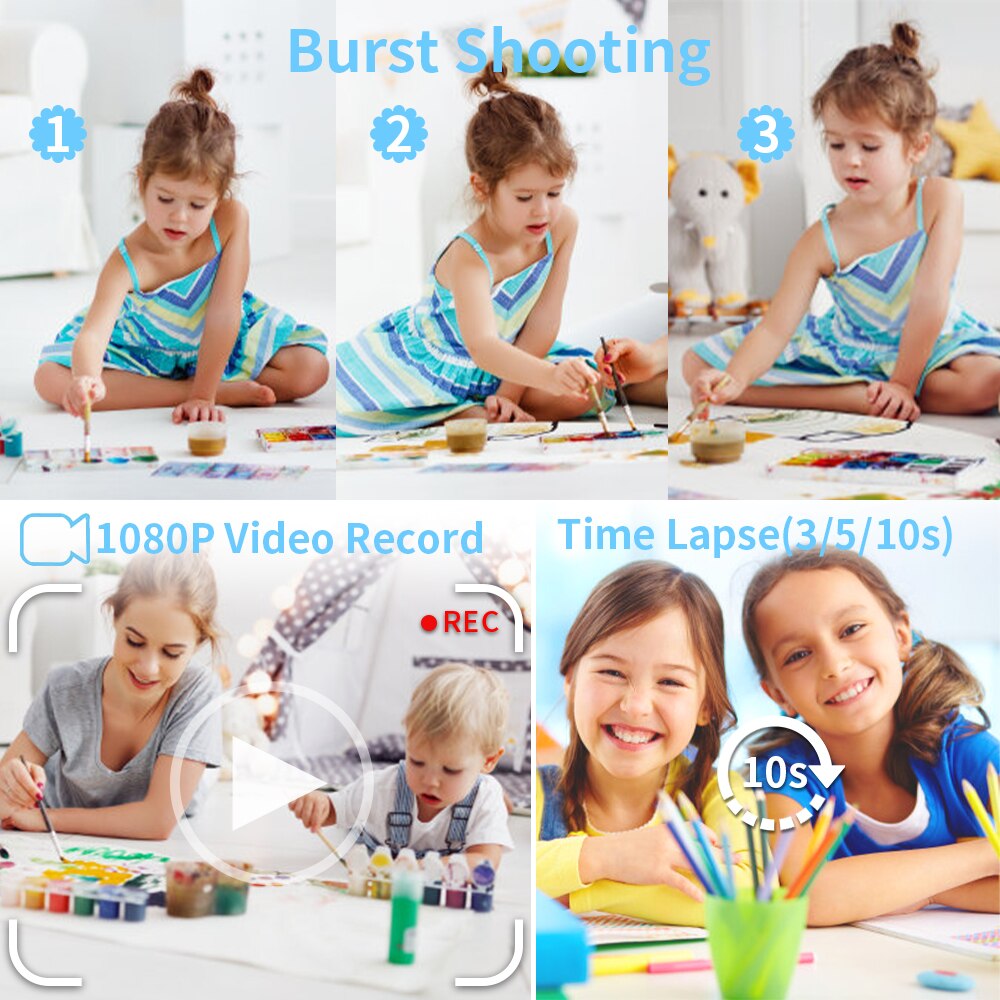 Timely Film Thermal Printing Children's Camera Digital Camera Photography Video 1080p Children's Gift Cultivate Be Fond Timely Film Thermal Printing Children's Camera Digital Camera Photography Video 1080p Children's Gift Cultivate Be Fond