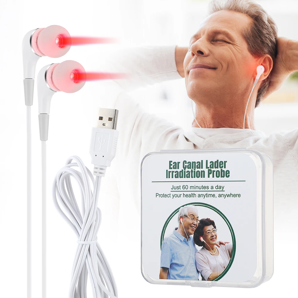 Tinnitus Ear Laser Therapy LLLT Irradiation Laser Physiotherapy Earplug Otitis Media Deafness Diabetes Hypertension Tinnitus Ear Laser Therapy LLLT Irradiation Laser Physiotherapy Earplug Otitis Media Deafness Diabetes Hypertension