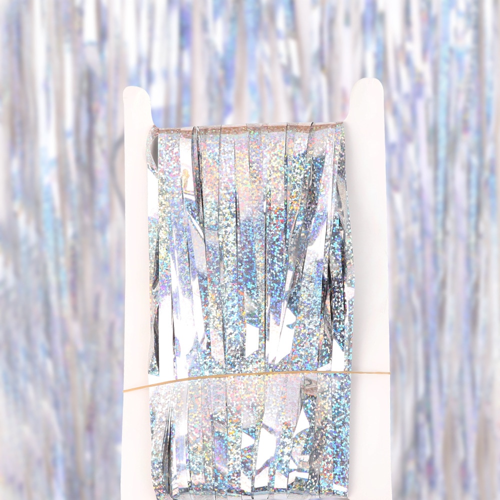 Tinsel Curtain Foil Fringe Backdrop Tinsel Curtain Foil Fringe Backdrop