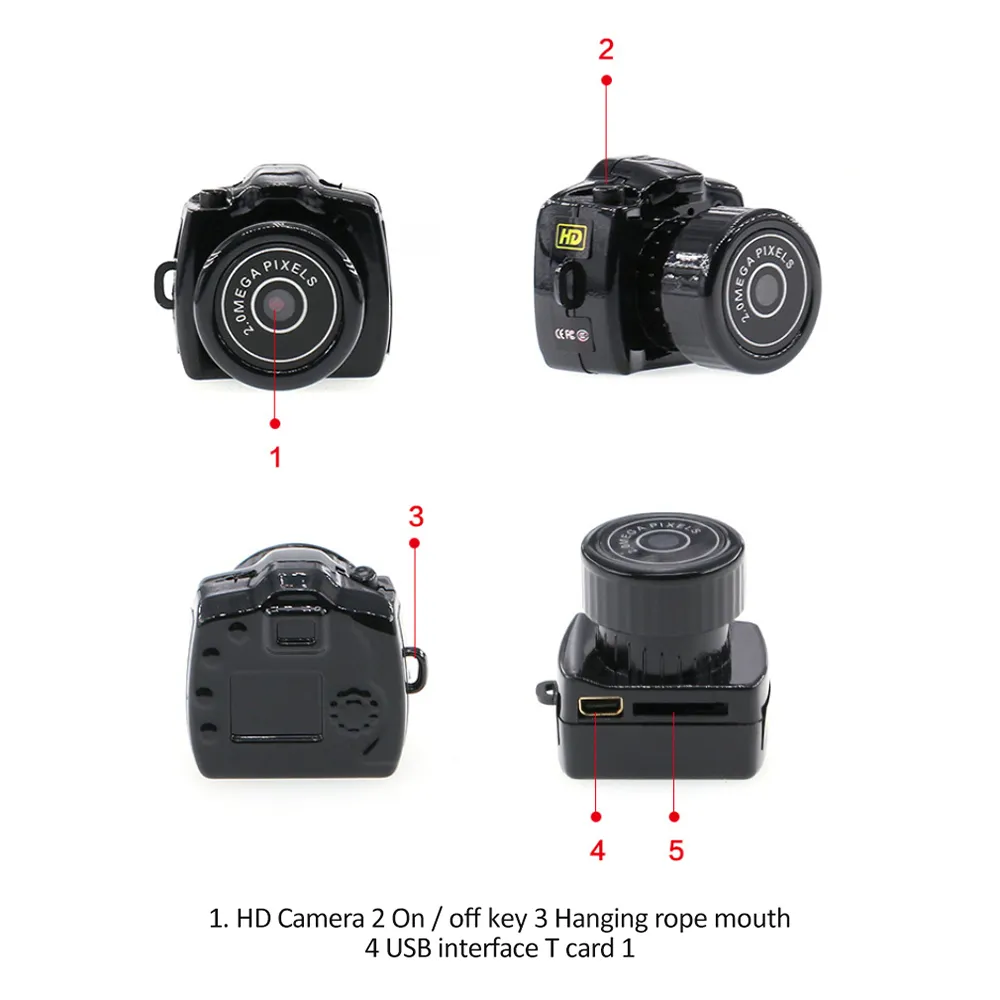 Tiny Mini Camera Portable HD Video Audio Recorder Webcam Y2000 Camcorder Small DV DVR Security Secret Nanny Sport Micro Tiny Mini Camera Portable HD Video Audio Recorder Webcam Y2000 Camcorder Small DV DVR Security Secret Nanny Sport Micro