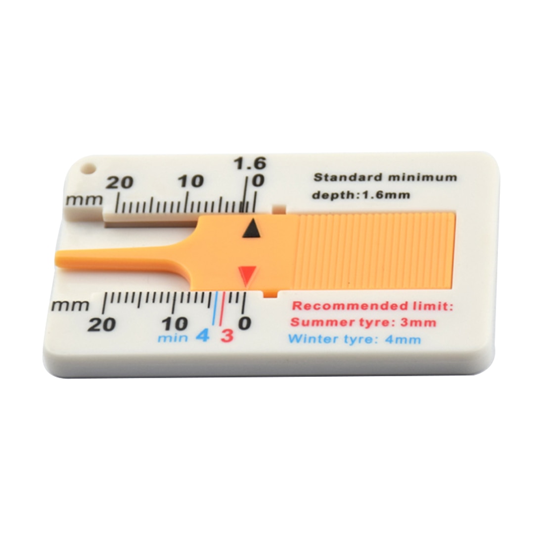 Tire Depth Gauge Car Tool Keychain Tire Depth Gauge Car Tool Keychain