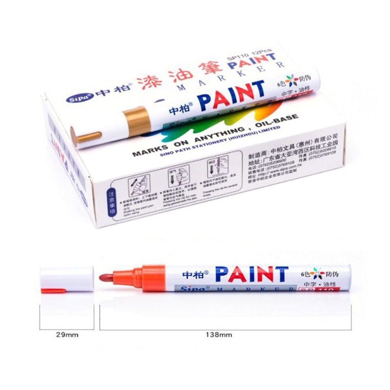 Tire Lettering Pen Repairing Paint