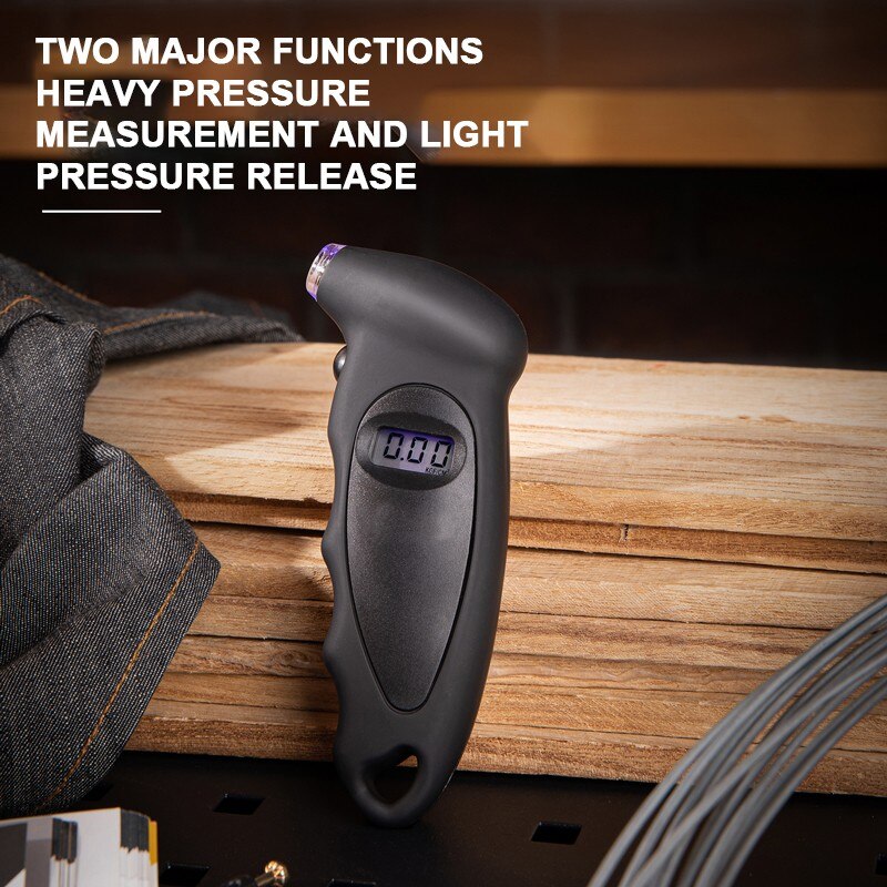 Tire Pressure Gauge Backlight High Precision Digital Tire Pressure Monitoring Car Tyre Air Pressure Gauge Meter LCD Tire Pressure Gauge Backlight High Precision Digital Tire Pressure Monitoring Car Tyre Air Pressure Gauge Meter LCD