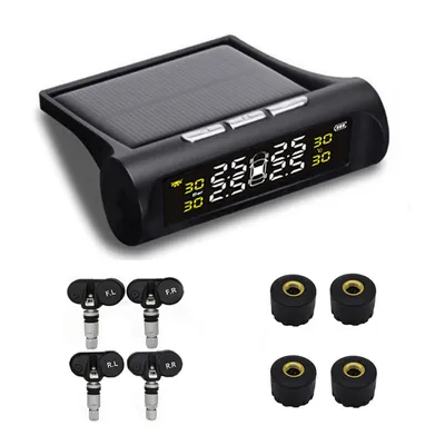 Tire Pressure Monitor Solar Powered Tire Pressure Monitor Solar Powered