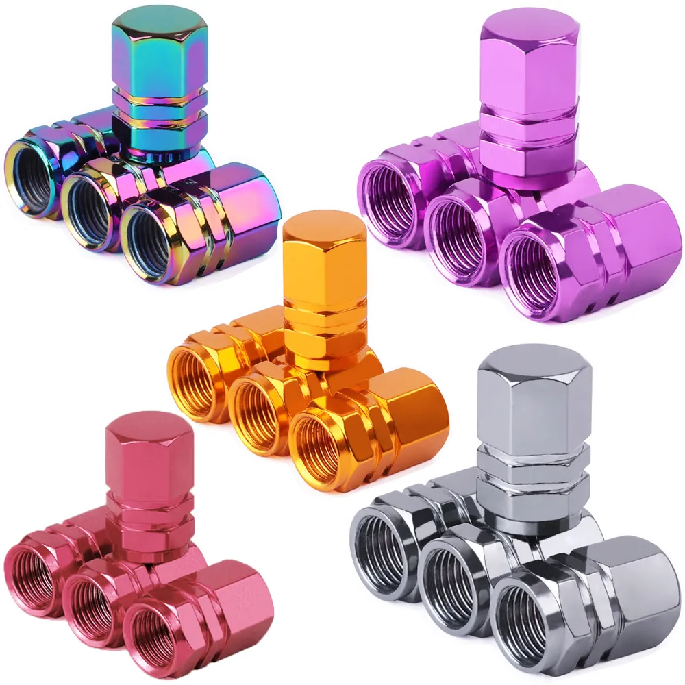 Tire Valve Stem Caps Decorative Tires Accessories Aluminum Alloy Nipple Wheel Caps For Cars Motorcycles Bicycle Cover Tire Valve Stem Caps Decorative Tires Accessories Aluminum Alloy Nipple Wheel Caps For Cars Motorcycles Bicycle Cover